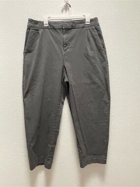 Gray Barrel Trousers Casual Pants
